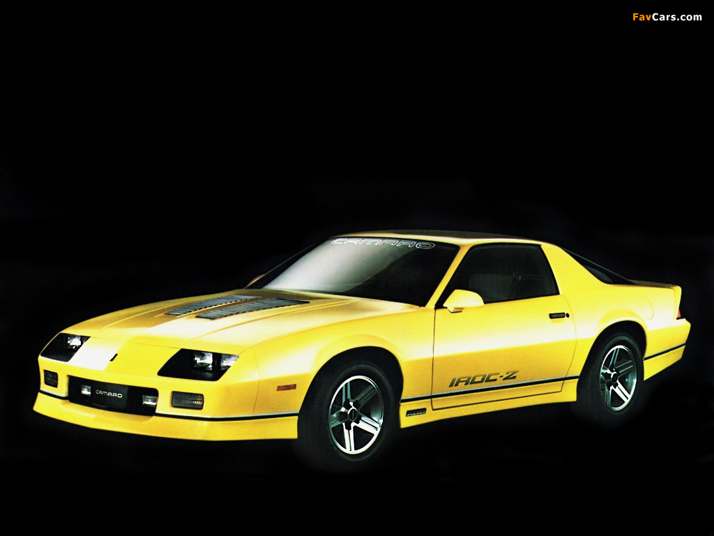 Pictures of Chevrolet Camaro Z28 IROC-Z 1985–90 (1024 x 768)