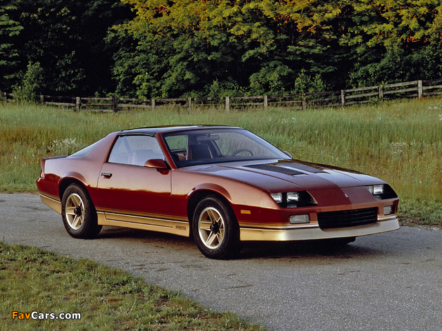 Pictures of Chevrolet Camaro Z28 T-Top 1985–90 (640 x 480)