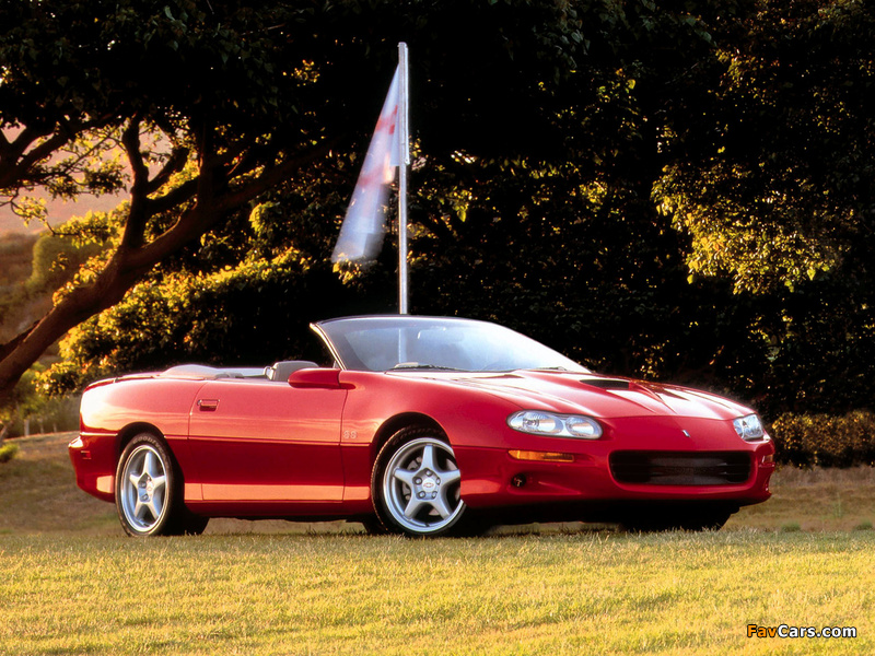 Pictures of Chevrolet Camaro SS Convertible 1999–2002 (800 x 600)