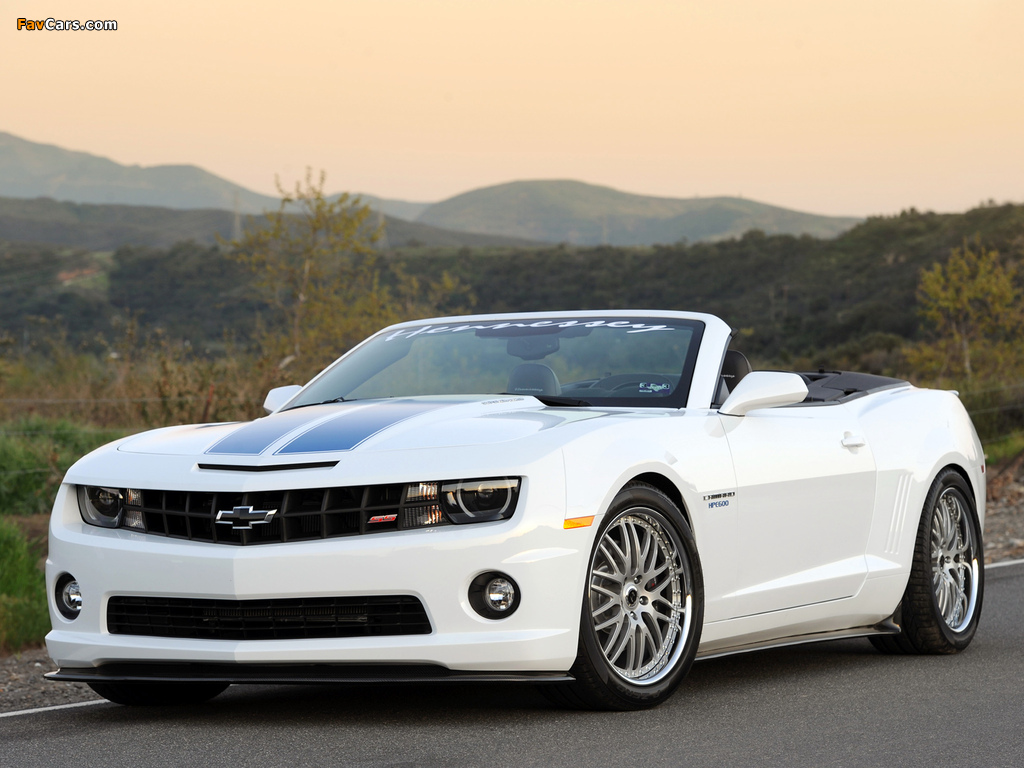 Pictures of Hennessey Camaro HPE600 Convertible 2010 (1024 x 768)