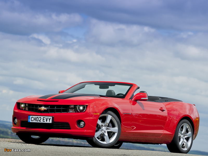 Pictures of Chevrolet Camaro Convertible EU-spec 2011–13 (800 x 600)