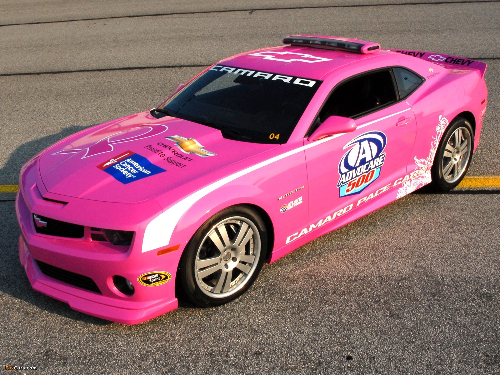 Pictures of Chevrolet Camaro SS NASCAR Pace Car 2011 (1600 x 1200)