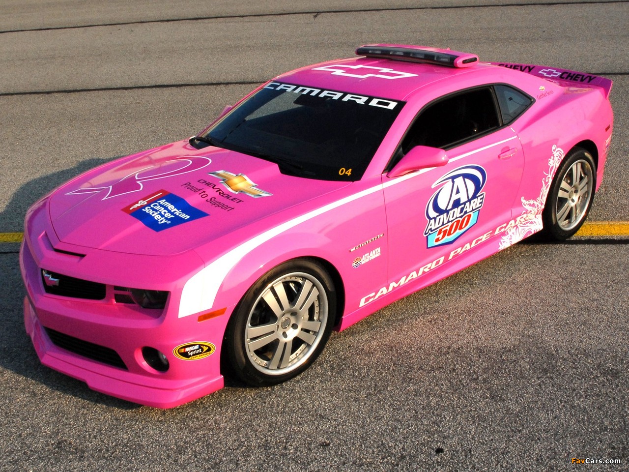 Pictures of Chevrolet Camaro SS NASCAR Pace Car 2011 (1280 x 960)