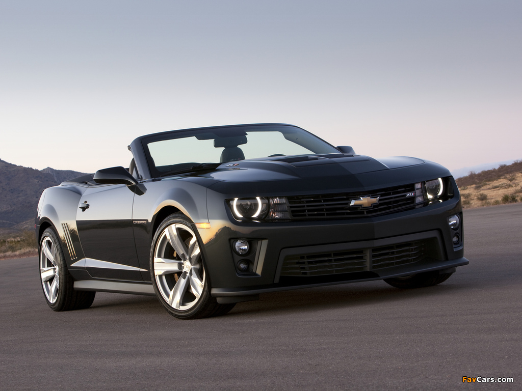 Pictures of Chevrolet Camaro ZL1 Convertible 2012–13 (1024 x 768)