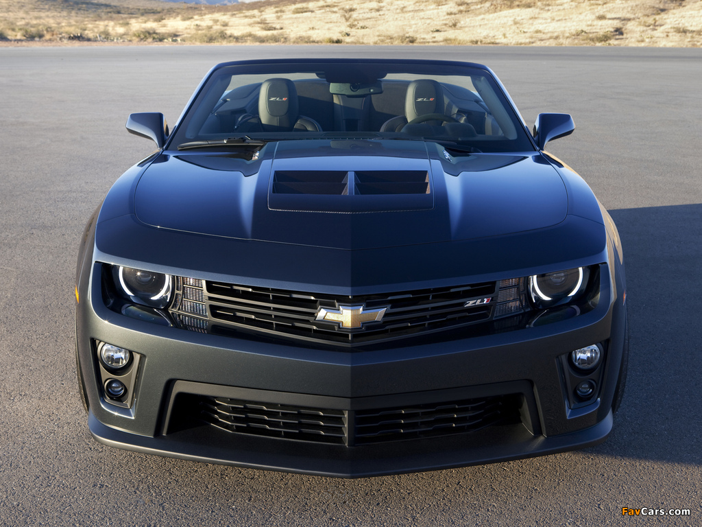 Pictures of Chevrolet Camaro ZL1 Convertible 2012–13 (1024 x 768)