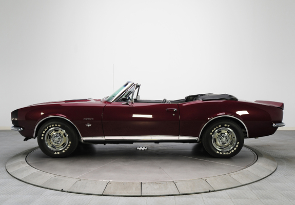 Chevrolet Camaro RS 327 Convertible (12467) 1967 wallpapers