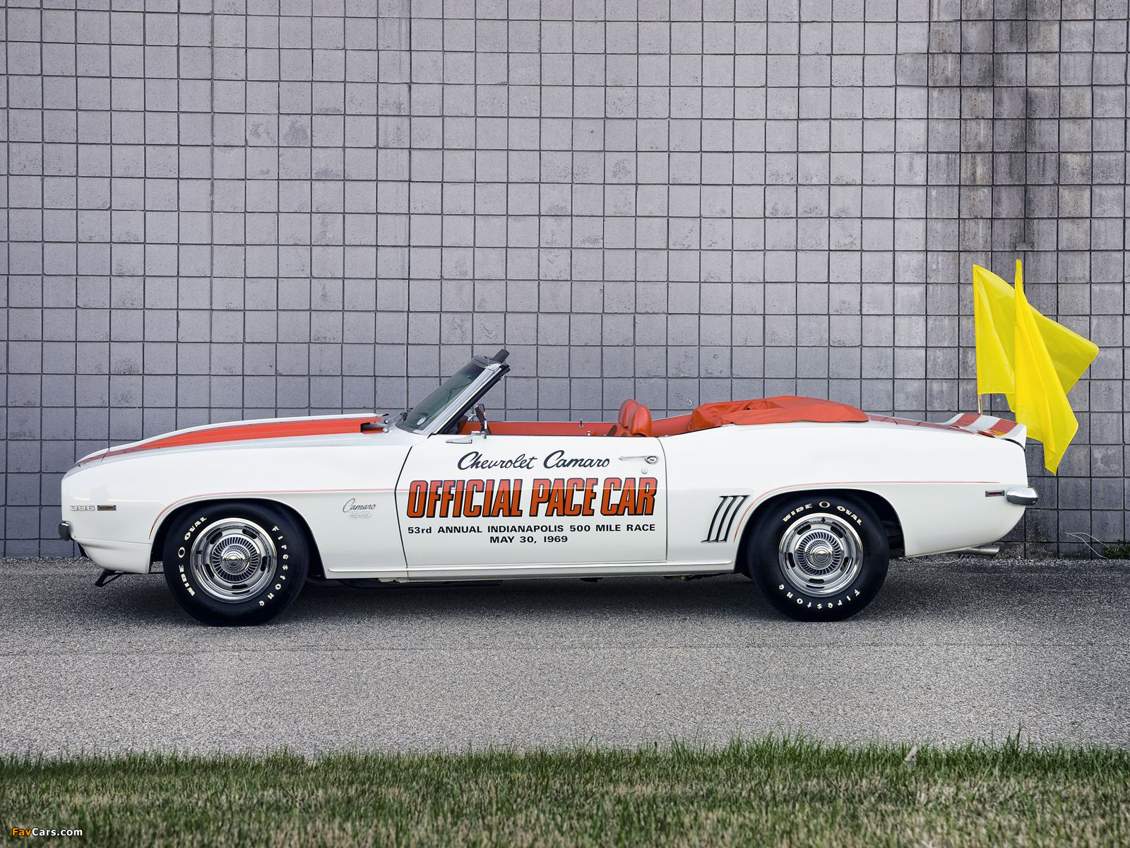 Chevrolet Camaro RS/SS 396 Convertible Indy 500 Pace Car 1969 wallpapers (1600 x 1200)