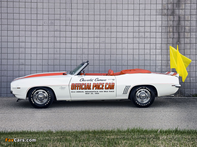 Chevrolet Camaro RS/SS 396 Convertible Indy 500 Pace Car 1969 wallpapers (640 x 480)