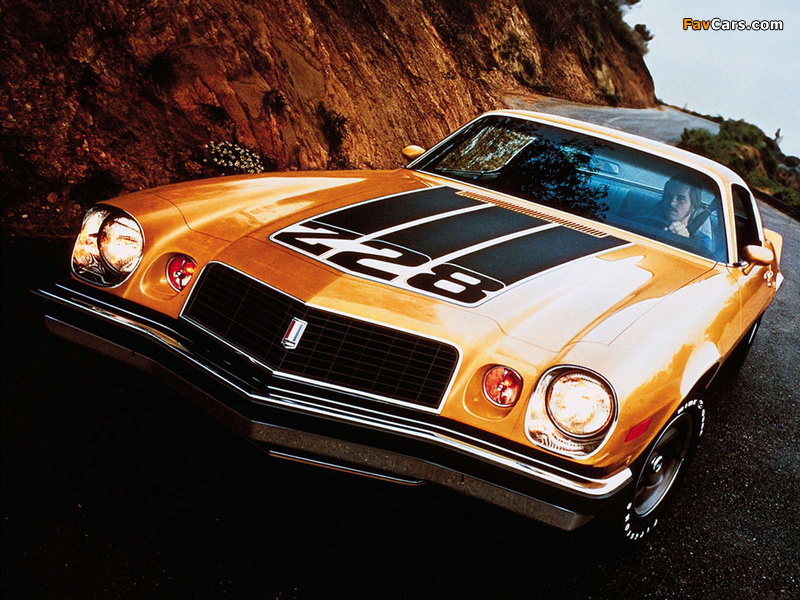 Chevrolet Camaro Z28 1974–77 wallpapers (800 x 600)