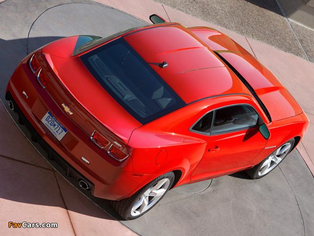 Chevrolet Camaro SS 2009–13 wallpapers (640 x 480)