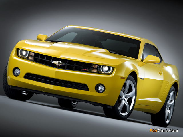 Chevrolet Camaro RS 2009–13 wallpapers (640 x 480)