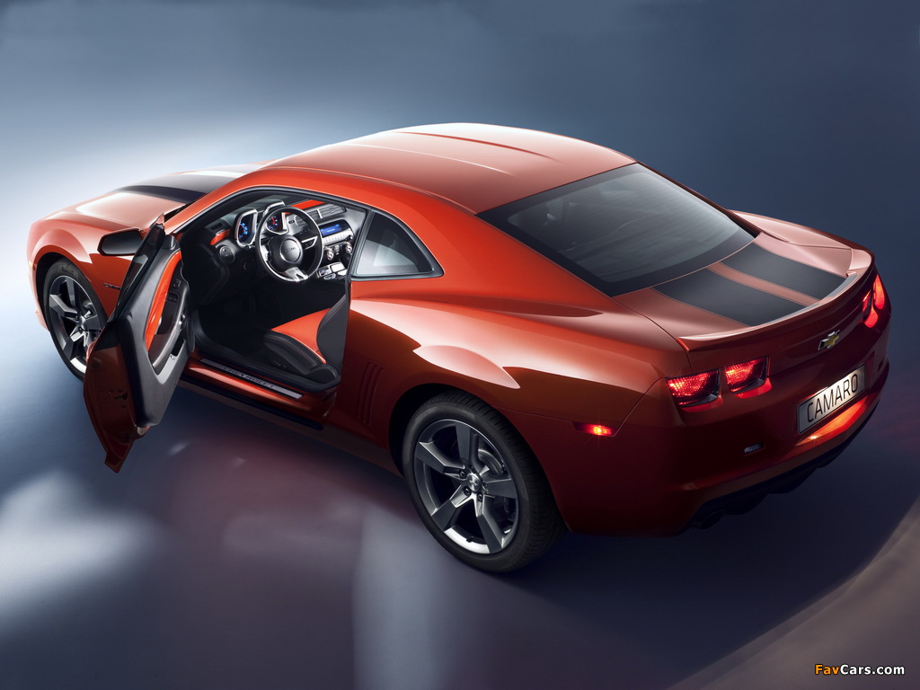 Chevrolet Camaro Coupe EU-spec 2011–13 wallpapers (1024 x 768)