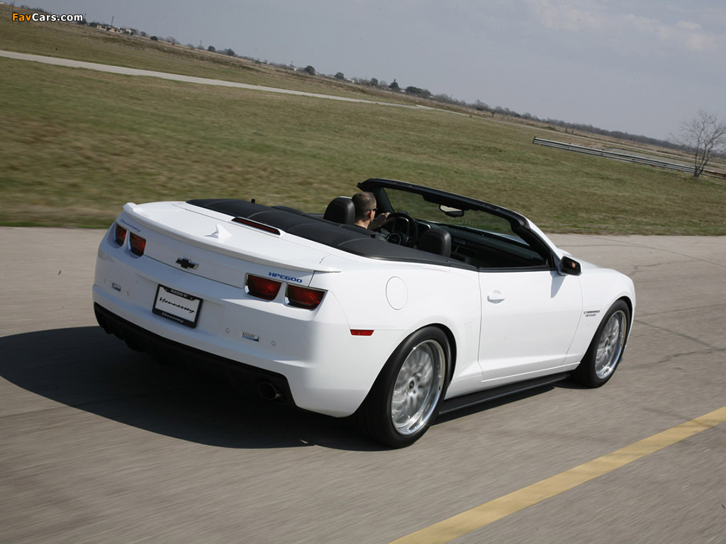 Hennessey Camaro HPE600 Convertible 2011 wallpapers (1024 x 768)