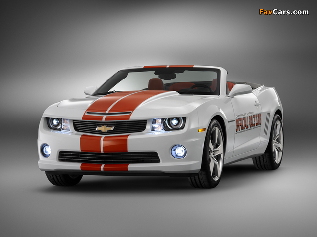 Chevrolet Camaro SS Convertible Indy 500 Pace Car 2011 wallpapers (640 x 480)