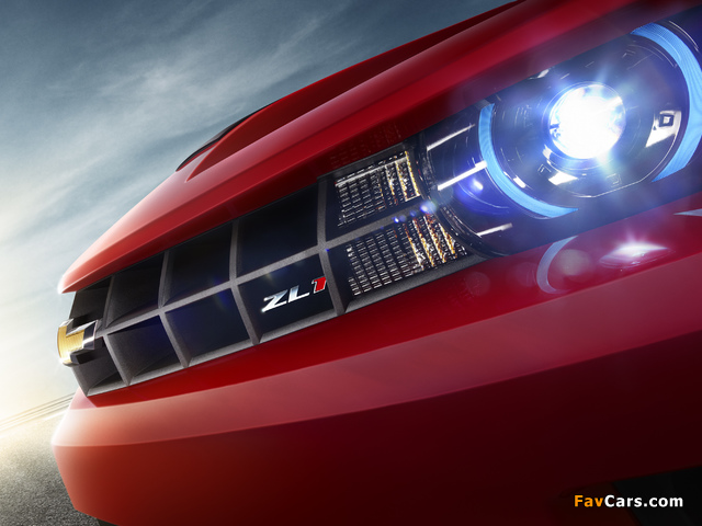 Chevrolet Camaro ZL1 2012–13 wallpapers (640 x 480)