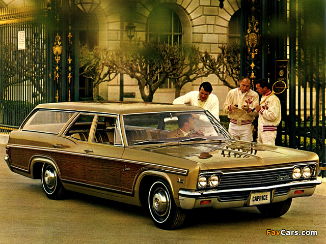 Chevrolet Caprice Station Wagon 1966 wallpapers (640 x 480)