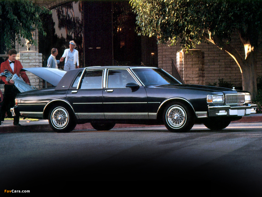 Chevrolet Caprice Classic Brougham LS 1987–90 photos (1024 x 768)