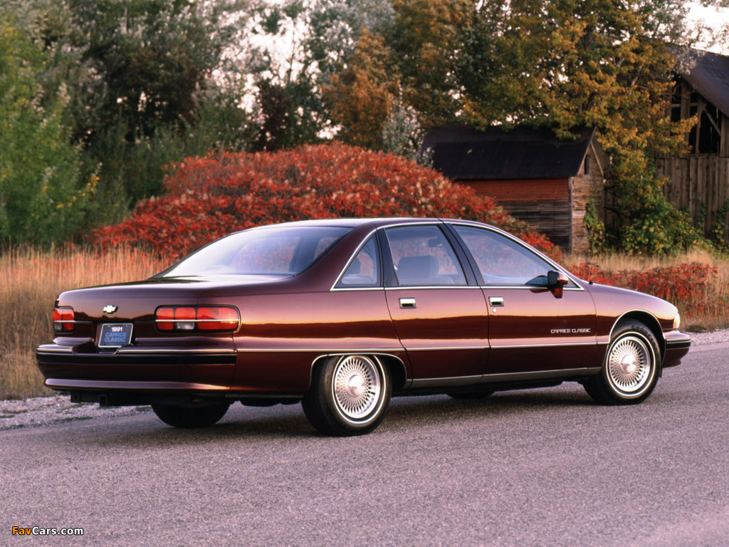 Chevrolet Caprice Classic 1991–93 wallpapers (1024 x 768)