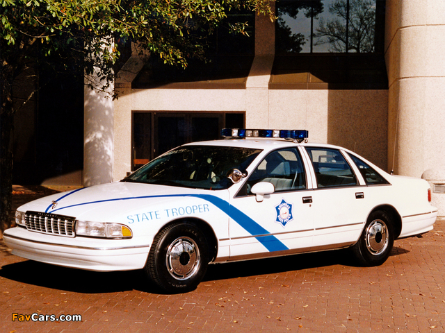 Chevrolet Caprice Classic Police 1993–96 photos (640 x 480)