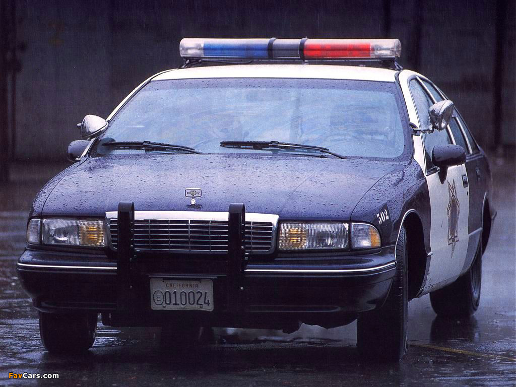 Chevrolet Caprice Classic Police 1993–96 photos (1024 x 768)