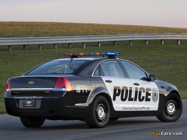 Chevrolet Caprice Police Patrol Vehicle 2010 photos (640 x 480)