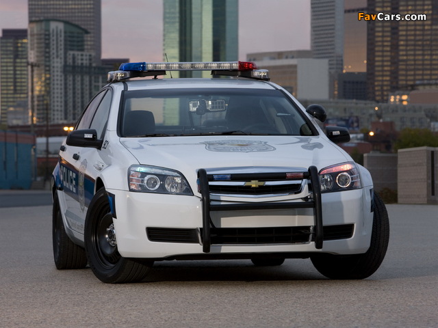 Chevrolet Caprice Police Patrol Vehicle 2010 photos (640 x 480)