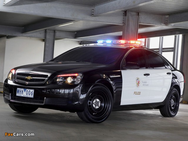 Chevrolet Caprice Police Patrol Vehicle 2010 wallpapers (640 x 480)