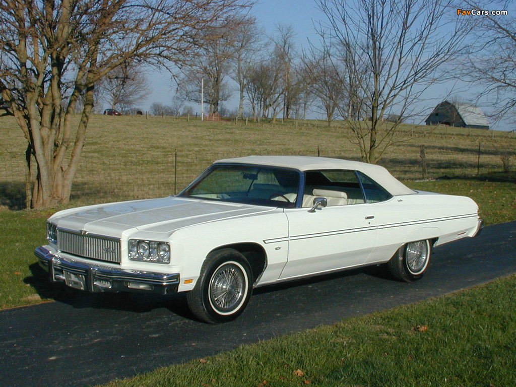 Images of Chevrolet Caprice Convertible 1975 (1024 x 768)