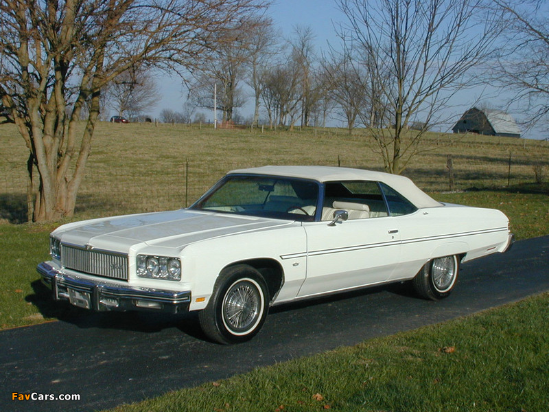 Images of Chevrolet Caprice Convertible 1975 (800 x 600)