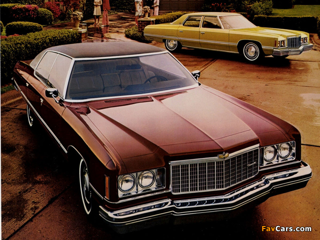 Pictures of Chevrolet Caprice Classic Hardtop Sedan & Sedan 1974 (640 x 480)