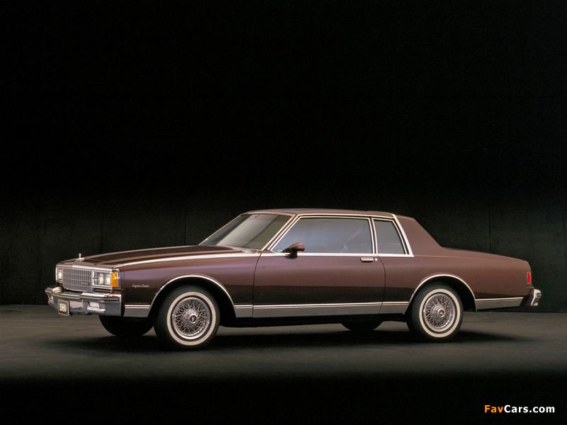 Pictures of Chevrolet Caprice Coupe 1980–85 (800 x 600)