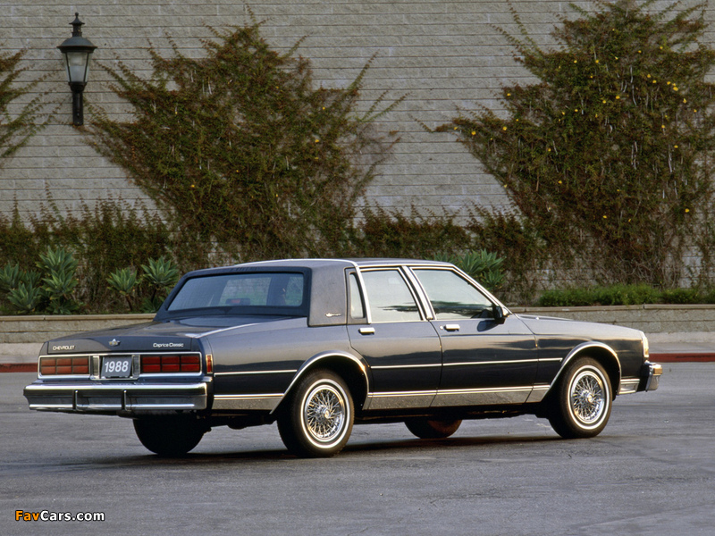 Pictures of Chevrolet Caprice Classic Brougham LS 1987–90 (800 x 600)