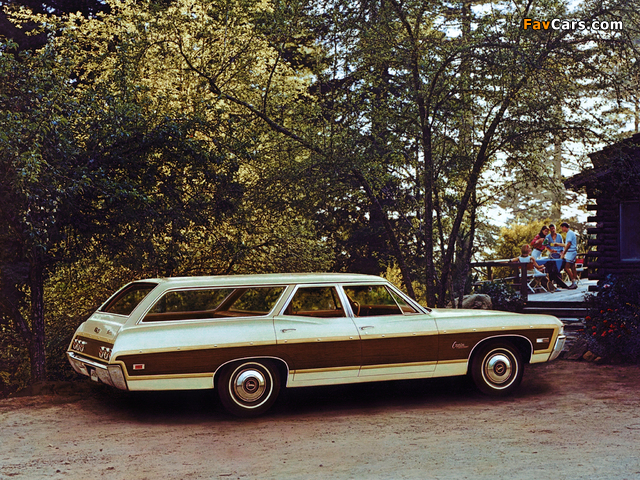 Chevrolet Caprice Station Wagon 1968 wallpapers (640 x 480)