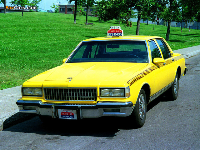 Chevrolet Caprice Classic Taxi 1987–90 wallpapers (640 x 480)