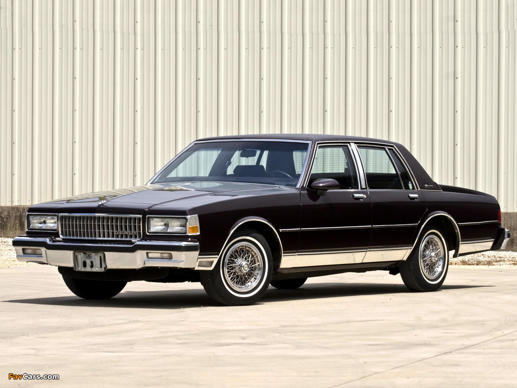 Chevrolet Caprice Classic Brougham 1987–90 wallpapers (1024 x 768)
