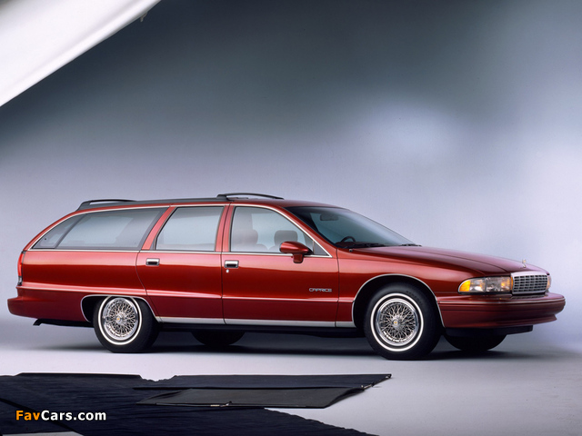 Chevrolet Caprice Station Wagon 1991–96 wallpapers (640 x 480)
