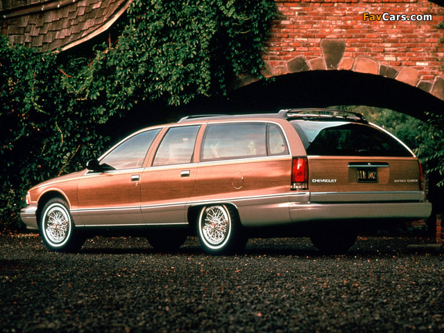 Chevrolet Caprice Station Wagon 1991–96 wallpapers (640 x 480)
