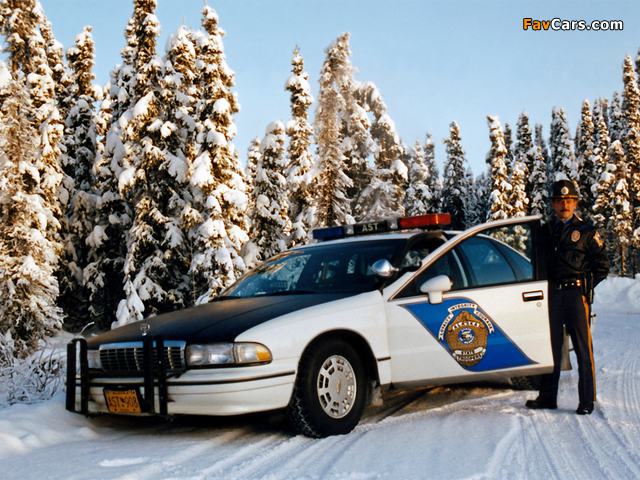 Chevrolet Caprice Classic Police 1993–96 wallpapers (640 x 480)