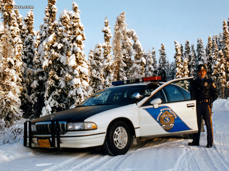 Chevrolet Caprice Classic Police 1993–96 wallpapers (800 x 600)