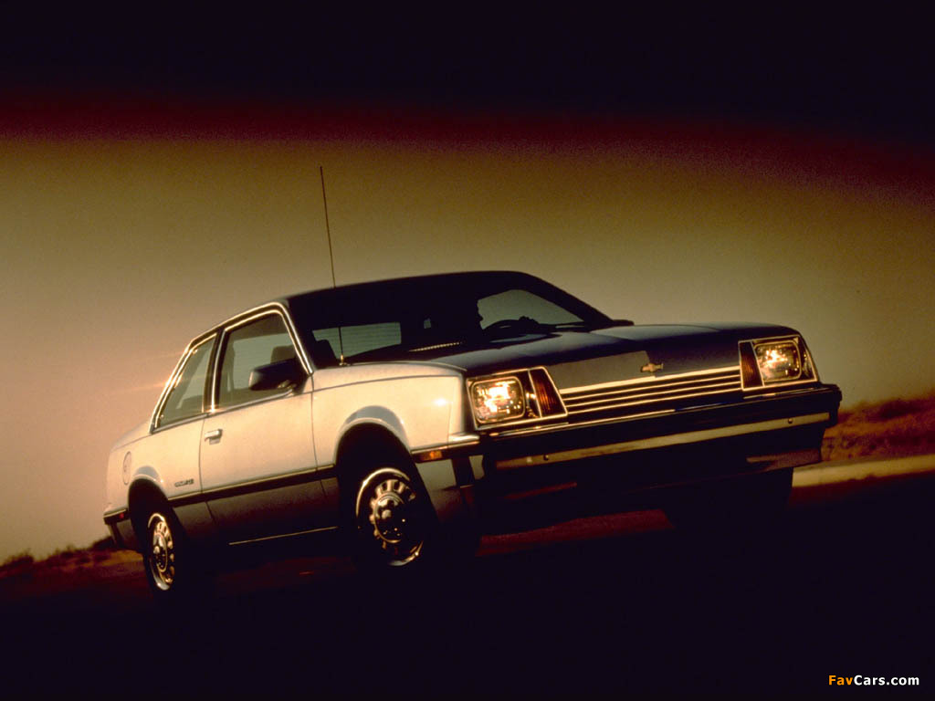 Chevrolet Cavalier Coupe 1982–84 images (1024 x 768)