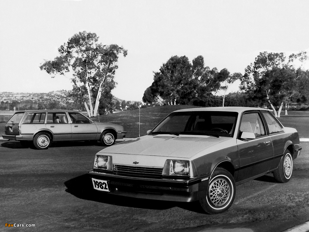 Chevrolet Cavailer CL 2-door Coupe & Station Wagon 1982 photos (1024 x 768)