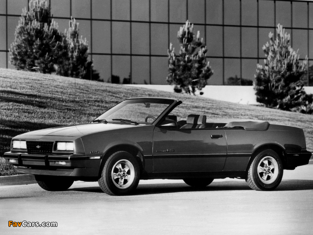 Chevrolet Cavalier RS Convertible 1984–87 pictures (640 x 480)