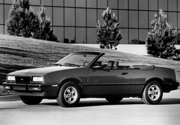 Chevrolet Cavalier RS Convertible 1984–87 pictures
