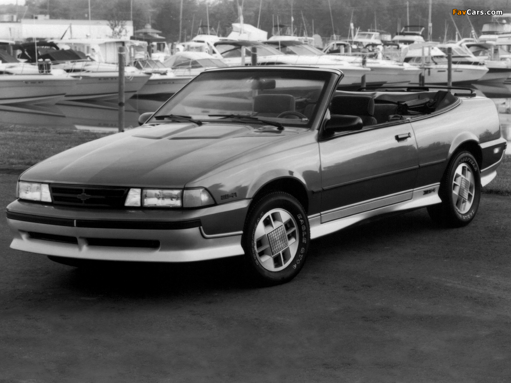 Chevrolet Cavalier Z24 Convertible 1988 images (1024 x 768)