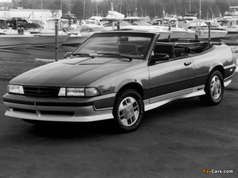 Chevrolet Cavalier Z24 Convertible 1988 images (800 x 600)