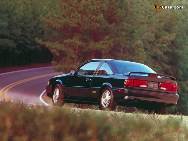 Chevrolet Cavalier Z24 Coupe 1991–94 wallpapers (640 x 480)