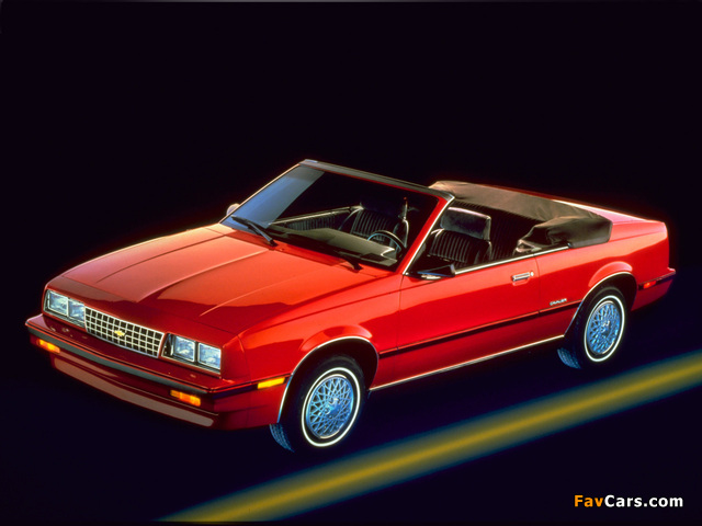 Images of Chevrolet Cavalier Convertible 1984–87 (640 x 480)