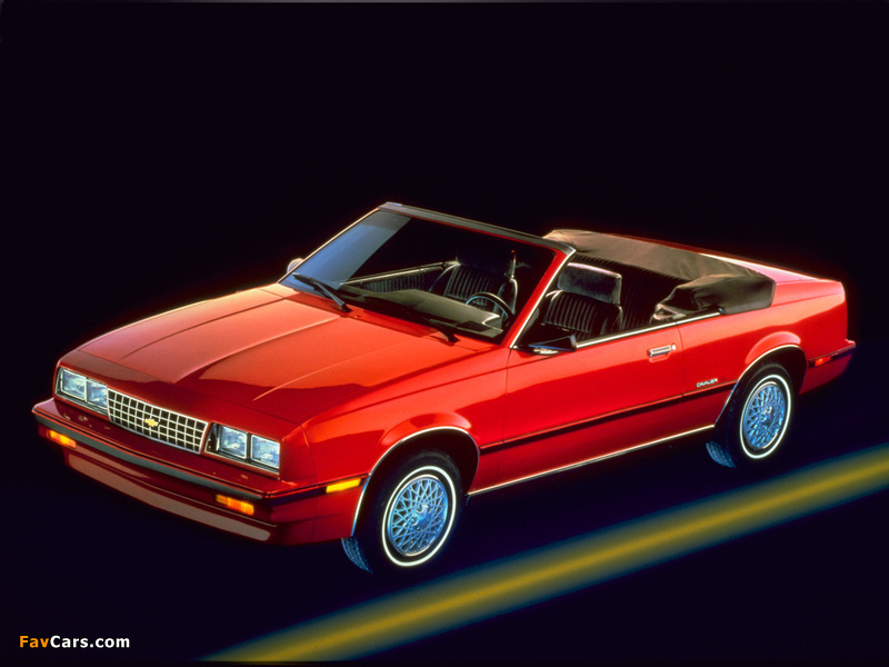 Images of Chevrolet Cavalier Convertible 1984–87 (800 x 600)