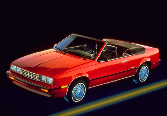 Images of Chevrolet Cavalier Convertible 1984–87