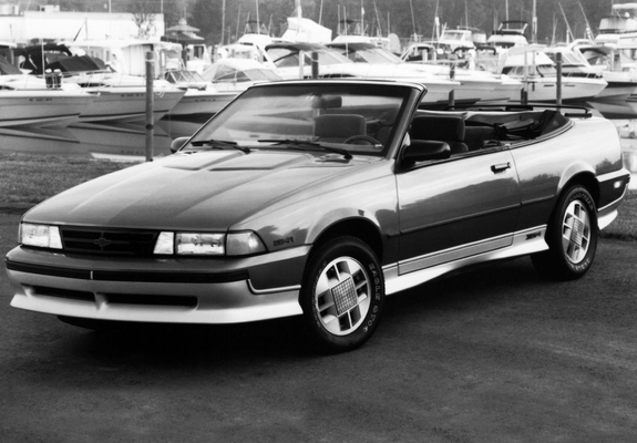 Images of Chevrolet Cavalier Z24 Convertible 1988